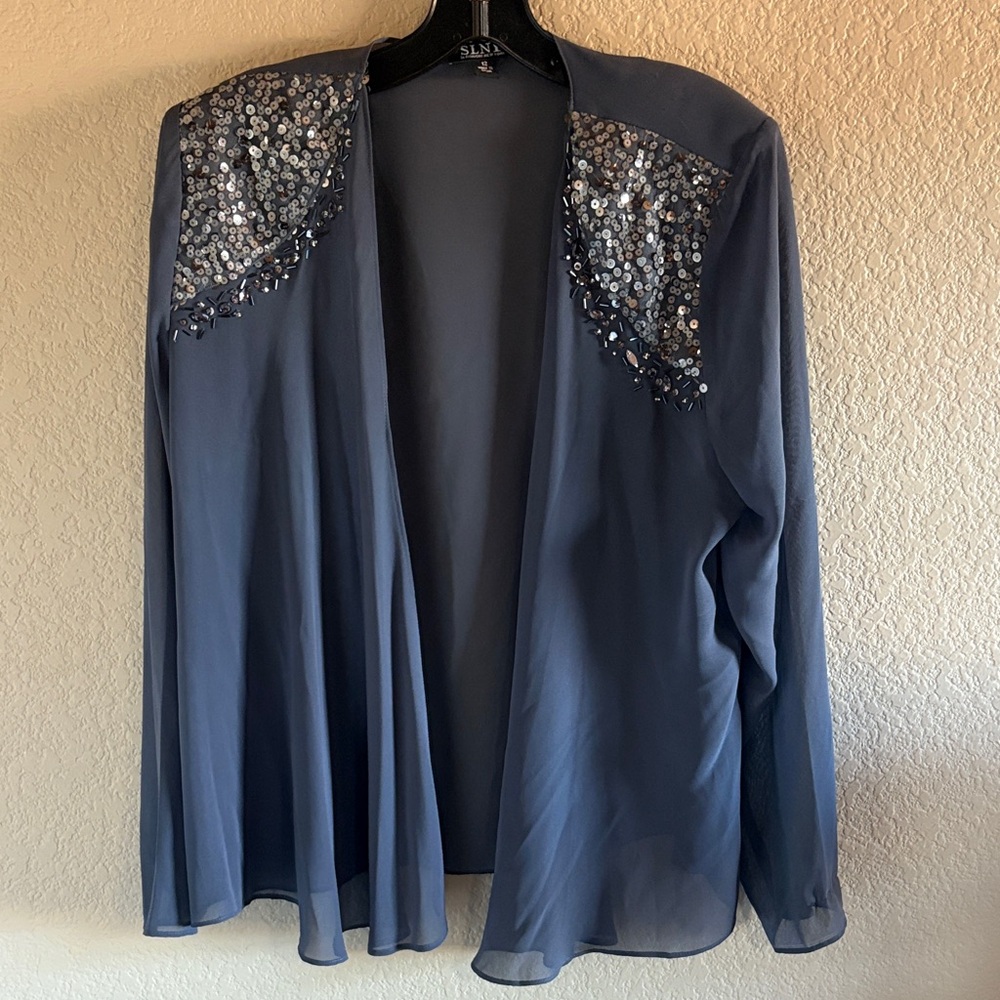 SLNY Elegant Navy Jacket